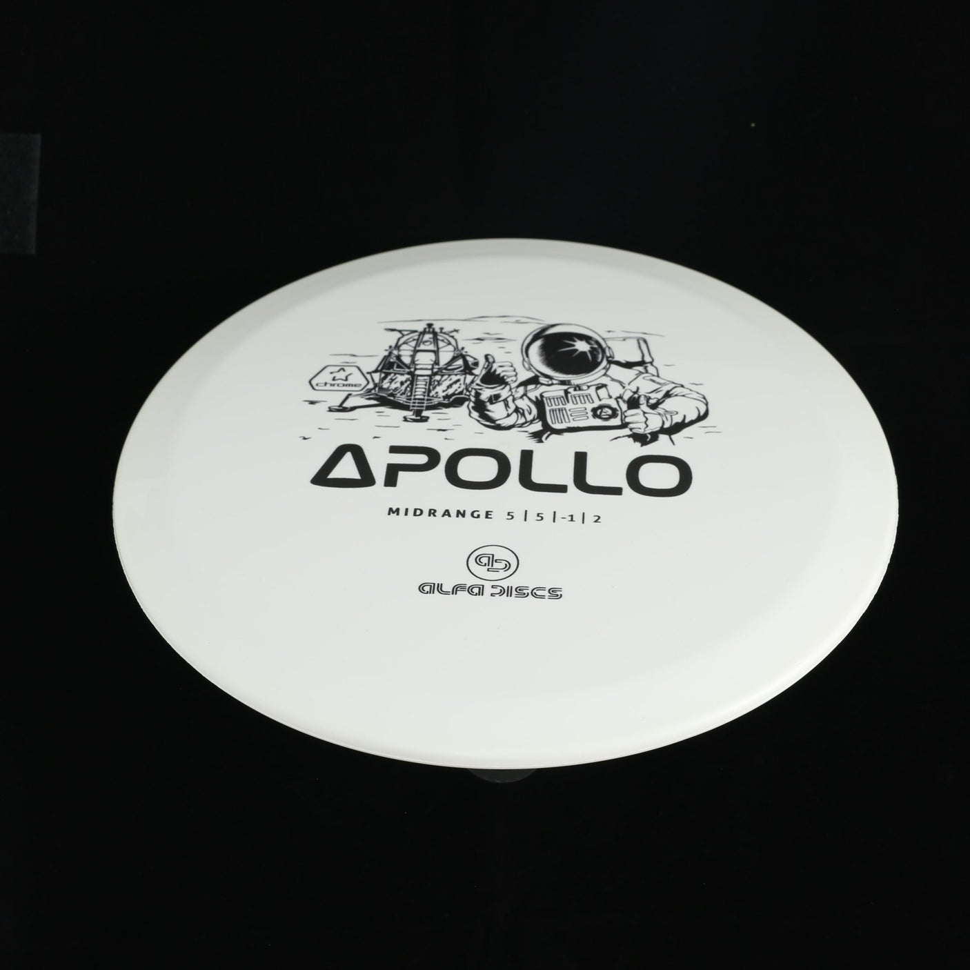 Apollo | Chrome -white-frontside-Alfa Discs-177---Bra Kompis