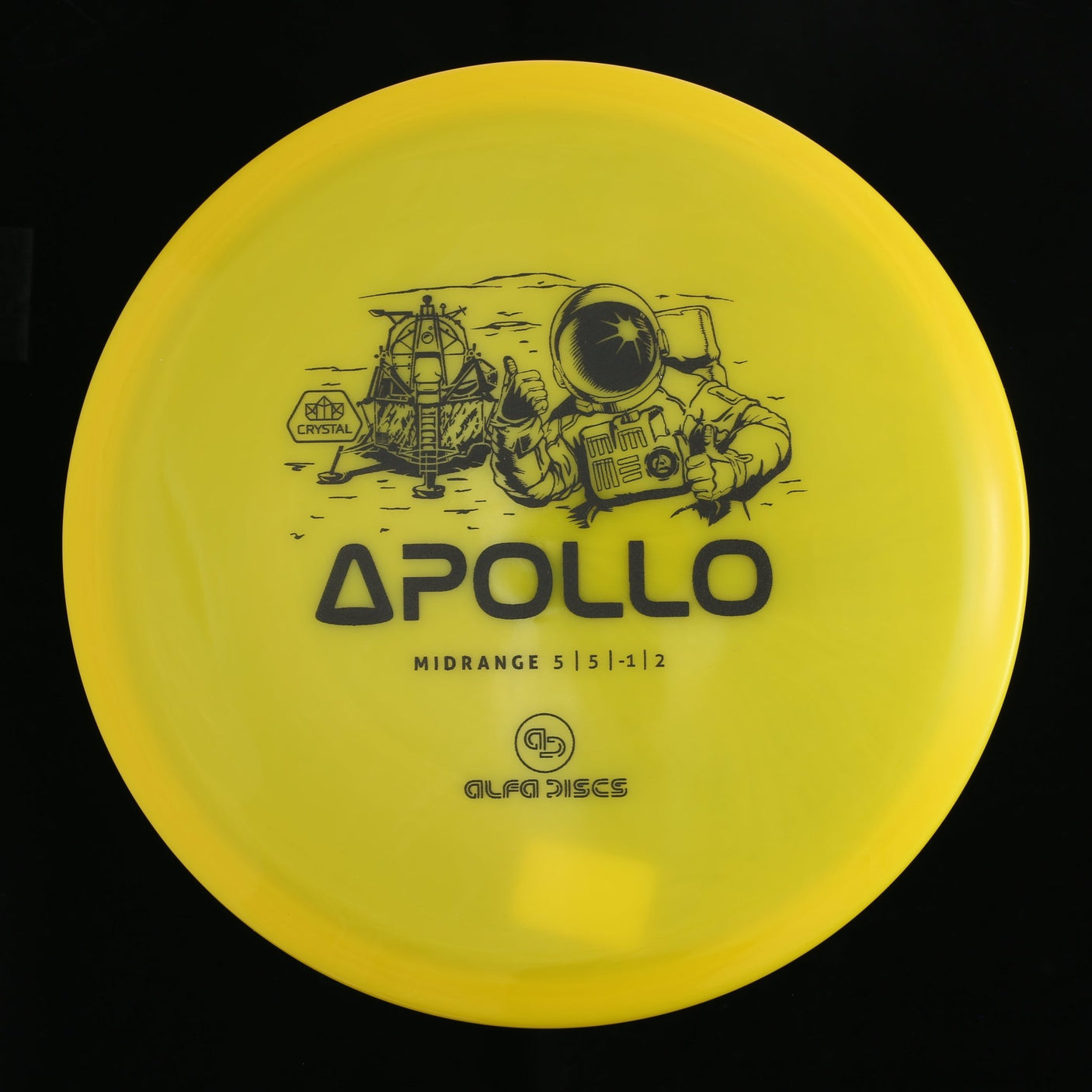Apollo | Crystal -Yellow-Alfa Discs-179---Bra Kompis