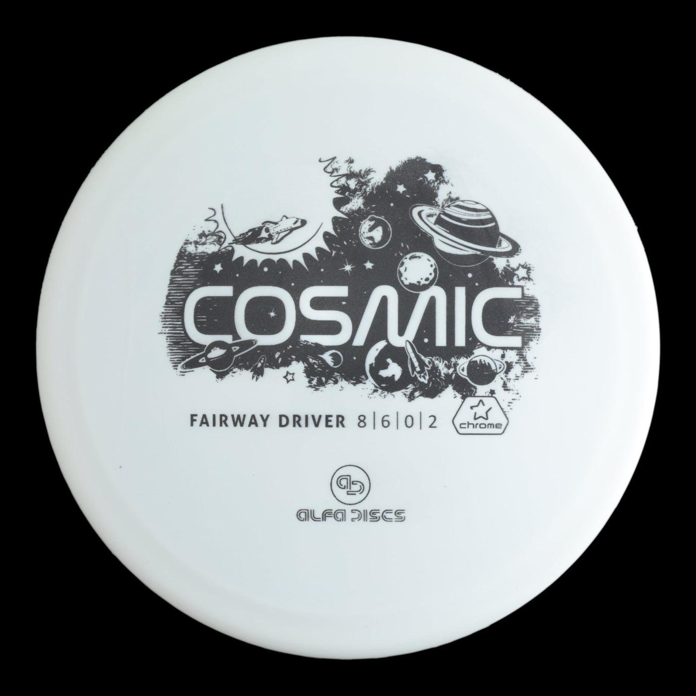 Cosmic | Chrome -White-Alfa Discs-177--7073075002180-Bra Kompis