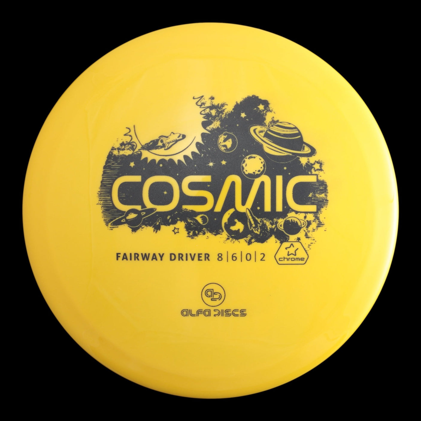 Cosmic | Chrome -Yellow-Alfa Discs-175--7073075002166-Bra Kompis