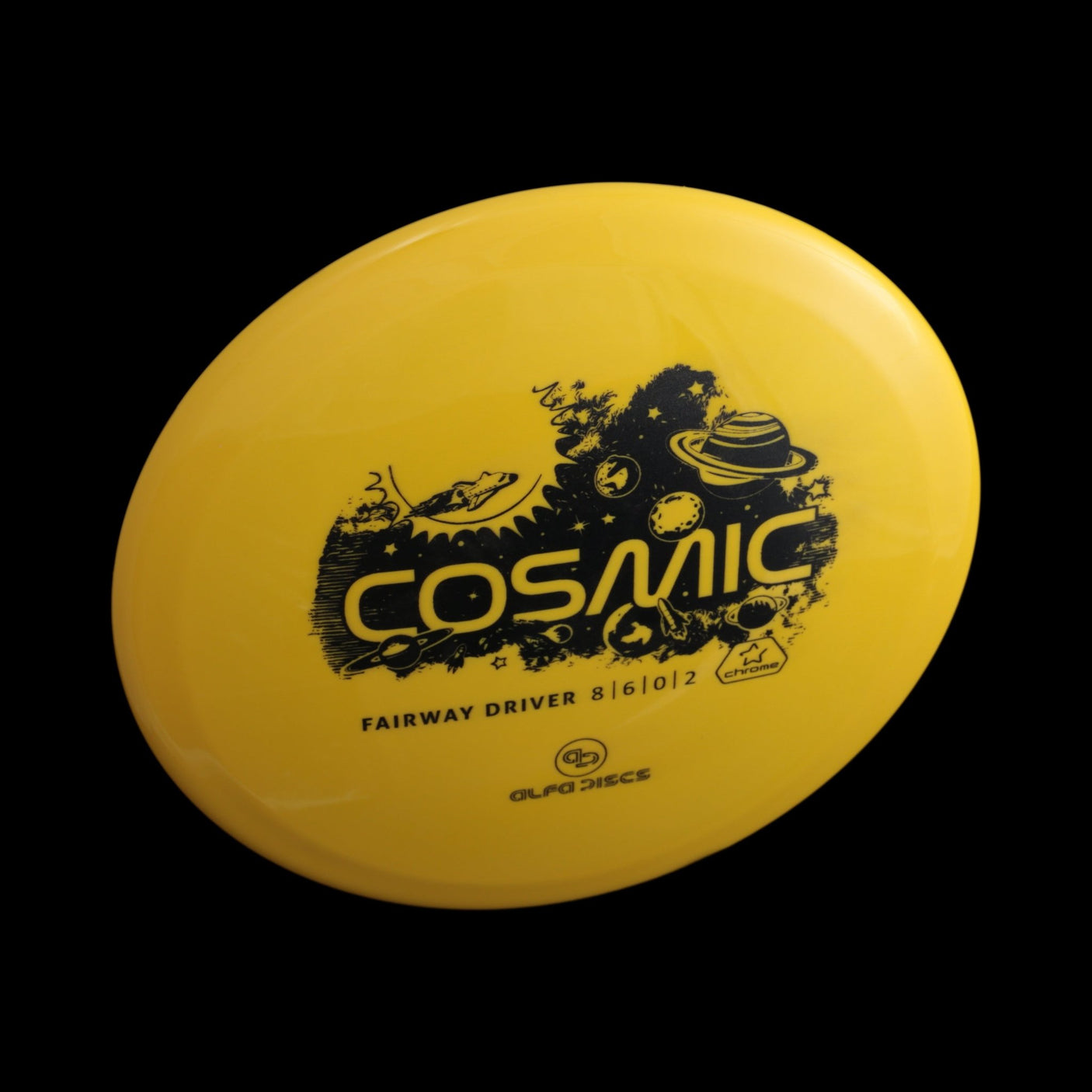 Cosmic | Chrome -Yellow-Alfa Discs-175--7073075002166-Bra Kompis