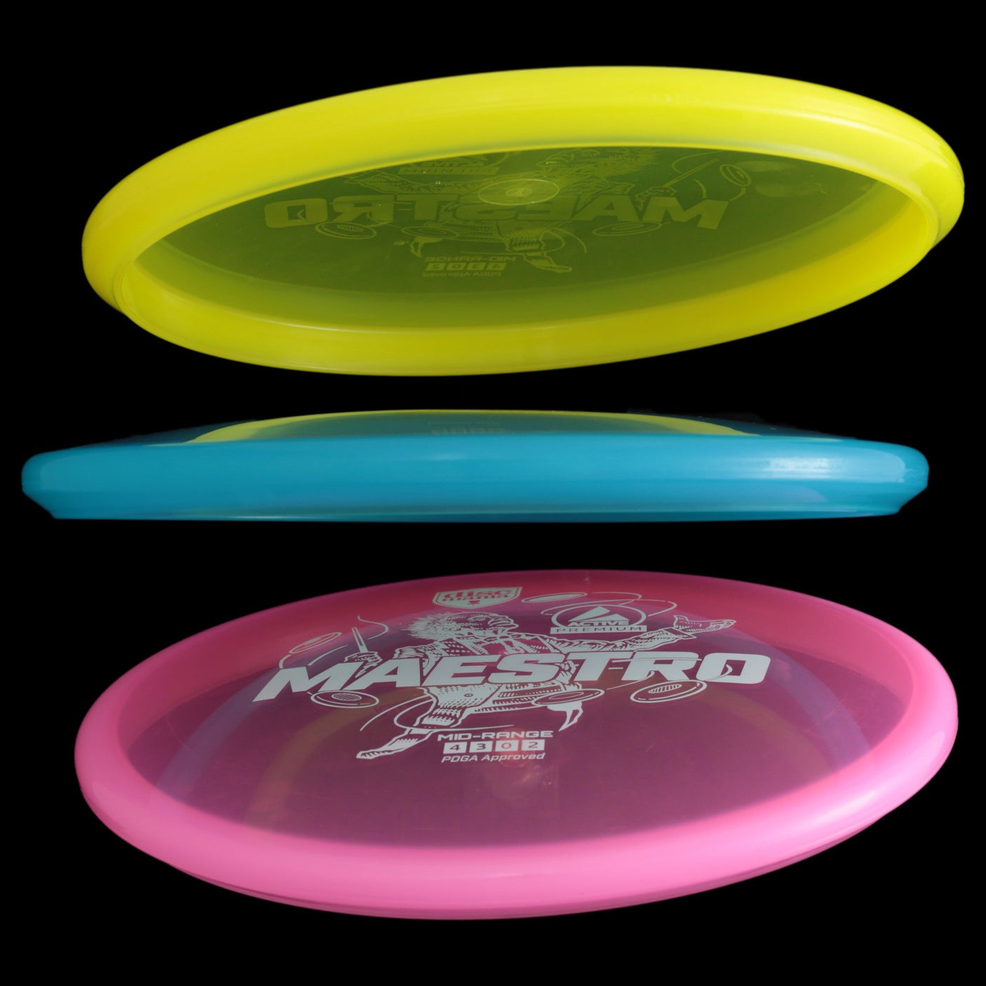 Maestro | Active Premium -Yellow-Discmania-170--7090008419778-Bra Kompis